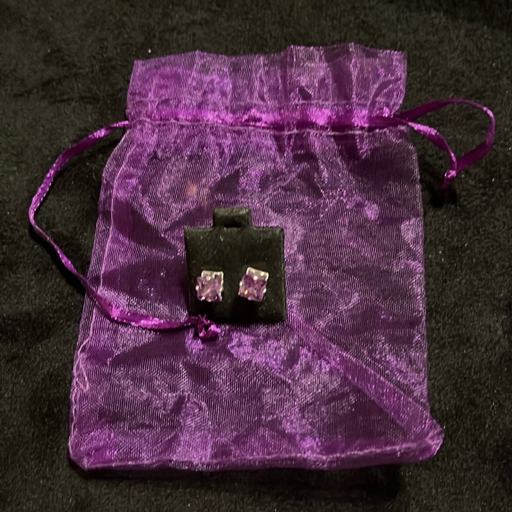 Birthstone earrings